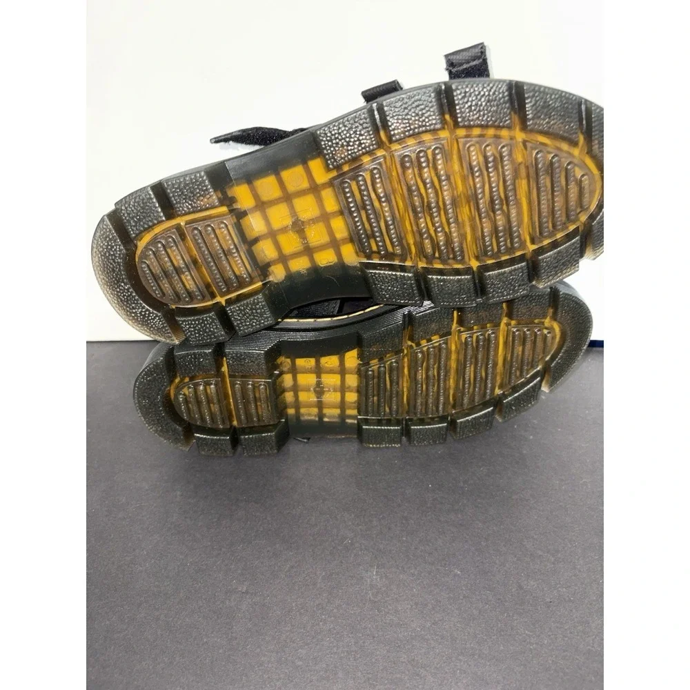 Dr. Doc Martens Pearson Air Wair Strap Sandals Black Buckle Mens US 7 New W Box